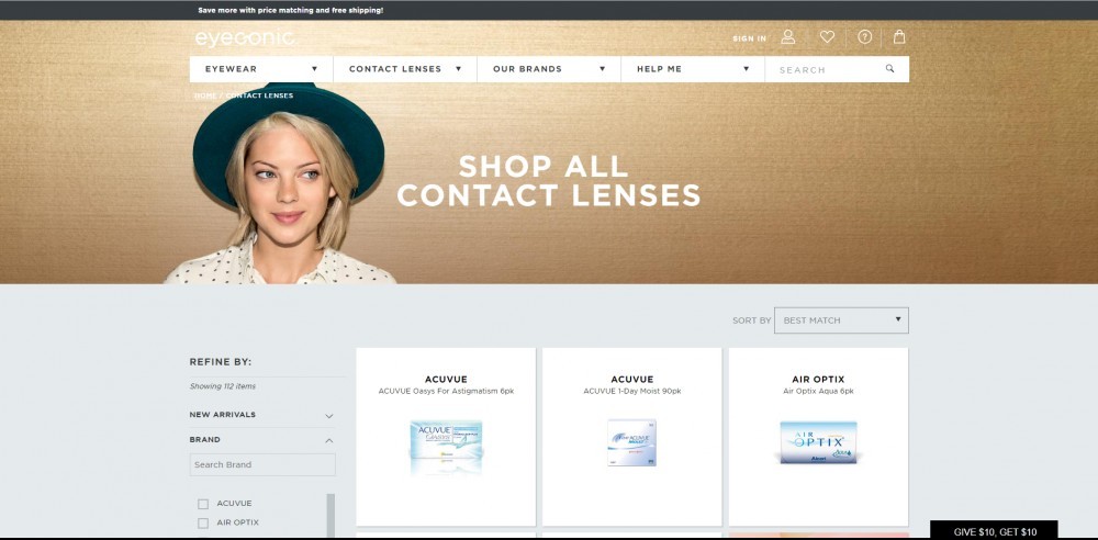 Eyeconic Homepage