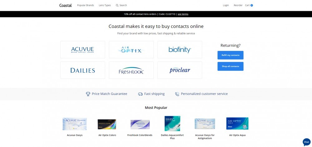 Coastal.com Home Page