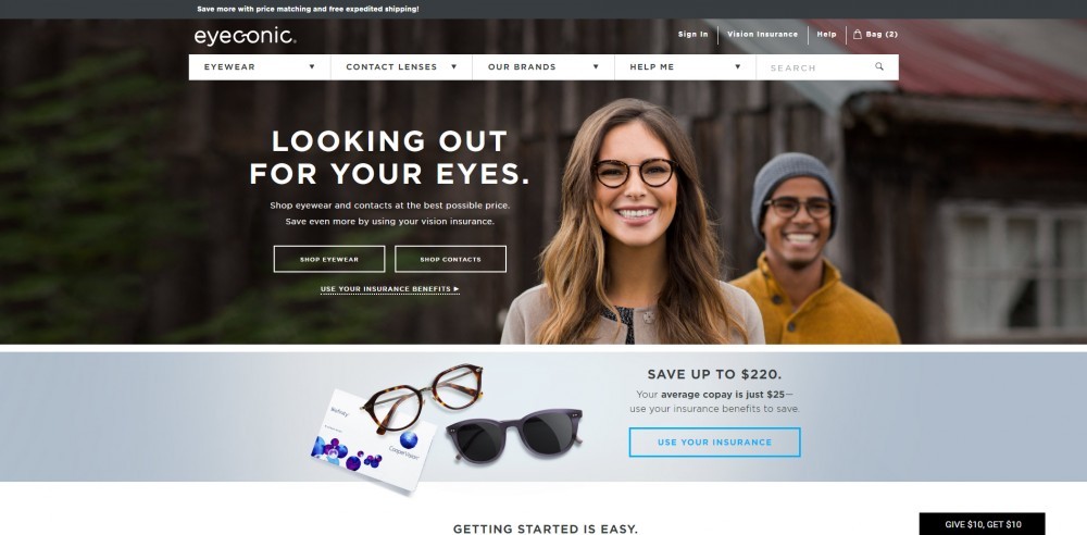 Eyeconic Homepage