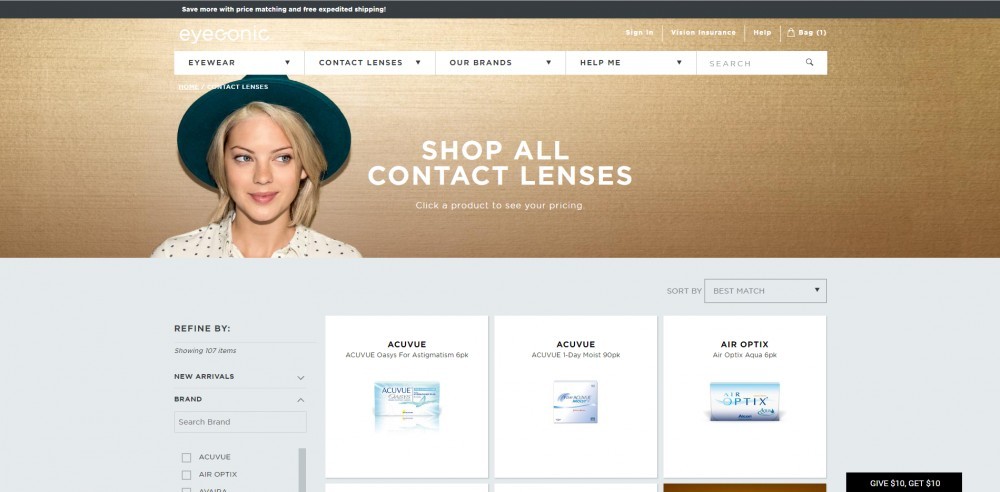 Eyeconic Contact Lenses