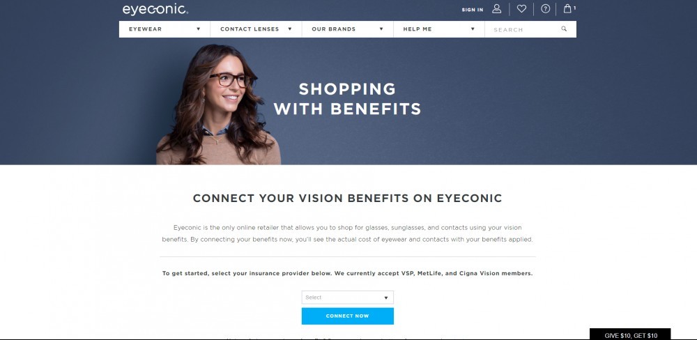 Eyeconic Insurance Page