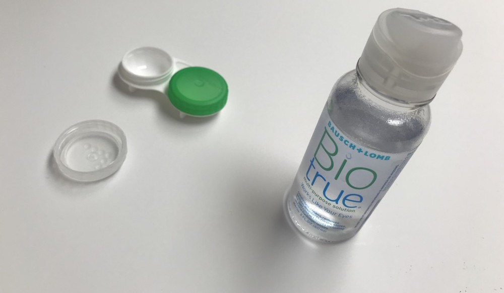 Contact Lens Solution and Storage Case