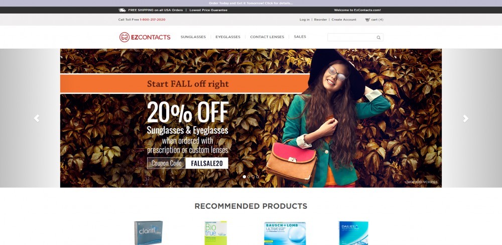 EZContacts Homepage