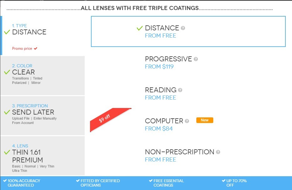 Lens options