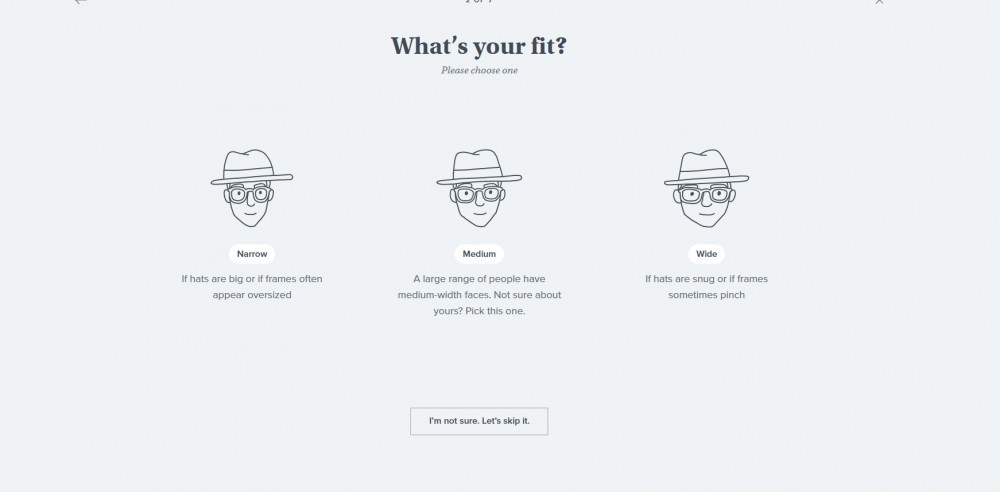 Warby Parker Try At Home Quiz Fit