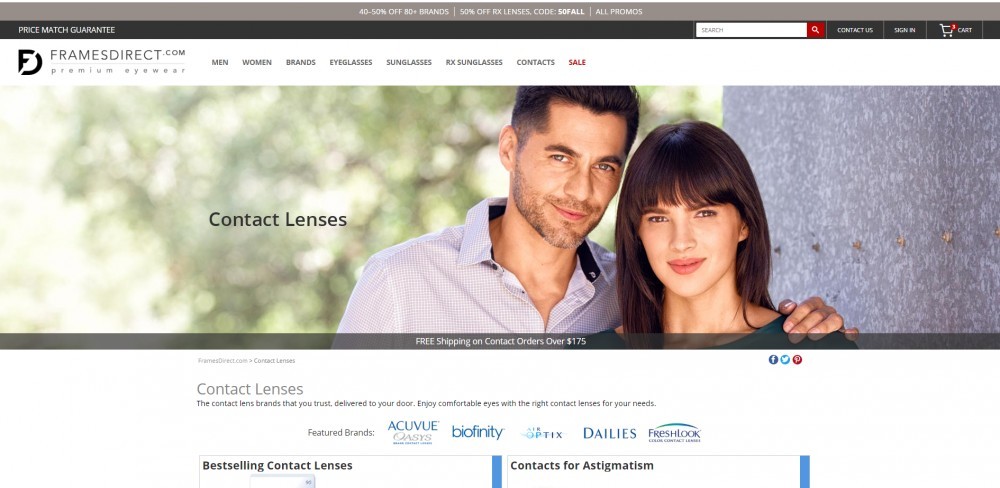 Frame Direct Homepage