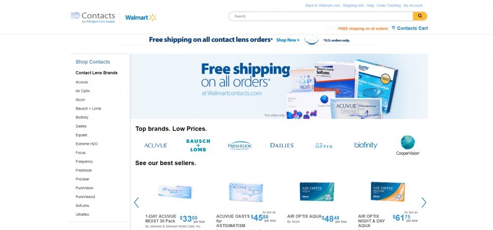 Walmart Contacts Homepage
